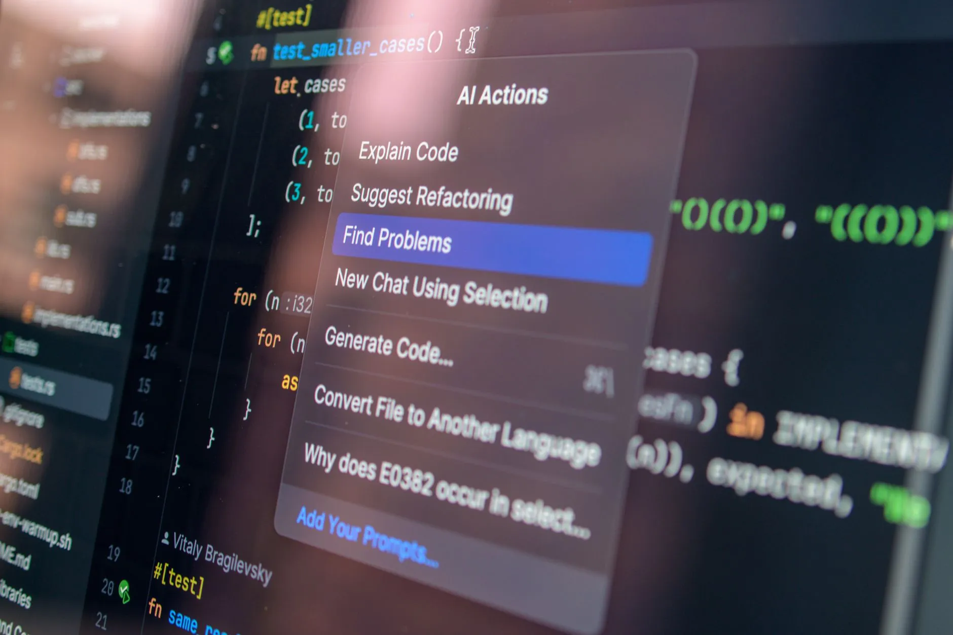 A developer refactoring code on dual monitors in a modern office — Avaib