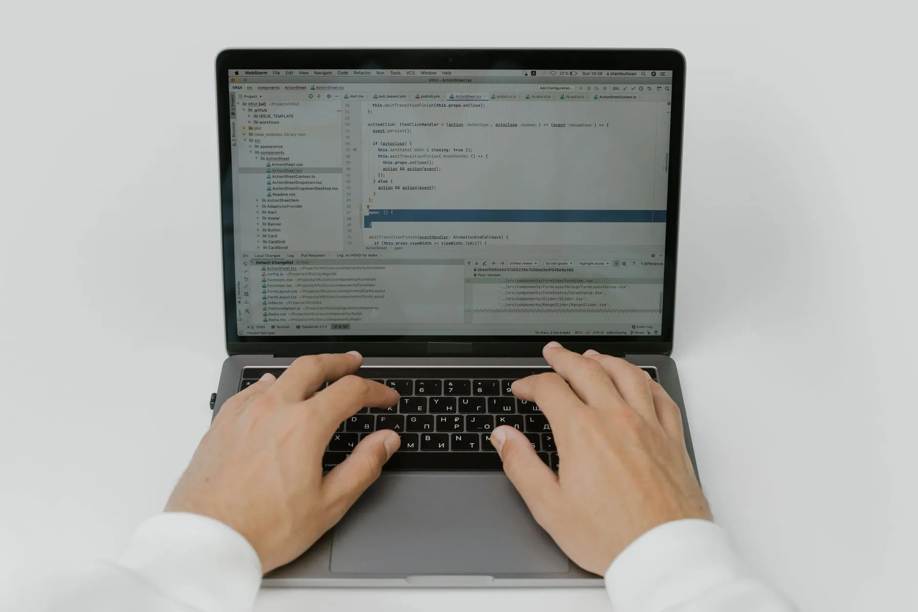 A developer making an urgent small change to a live application — Avaib