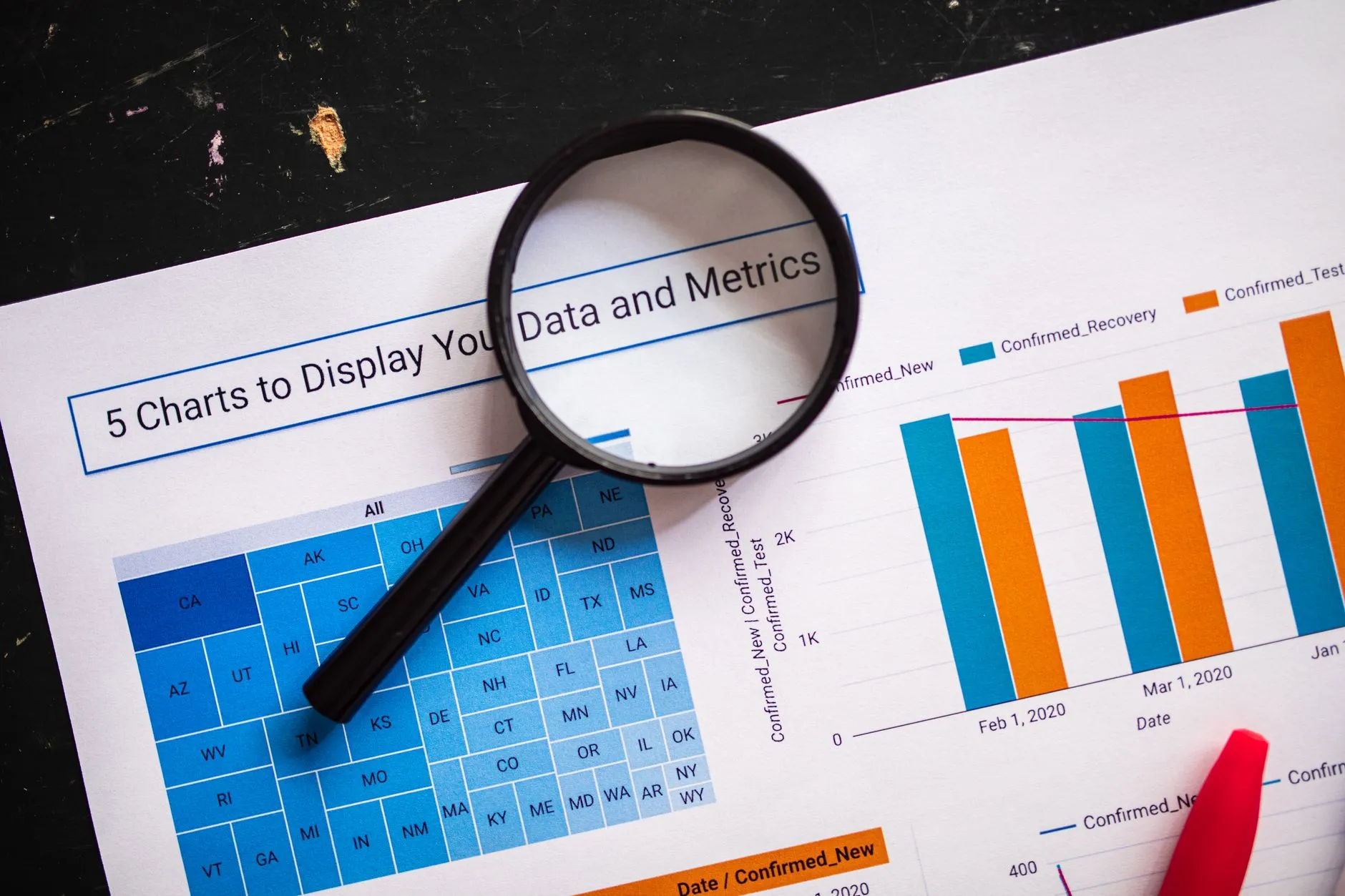 A marketing analyst reviewing campaign metrics on a computer — Avaib