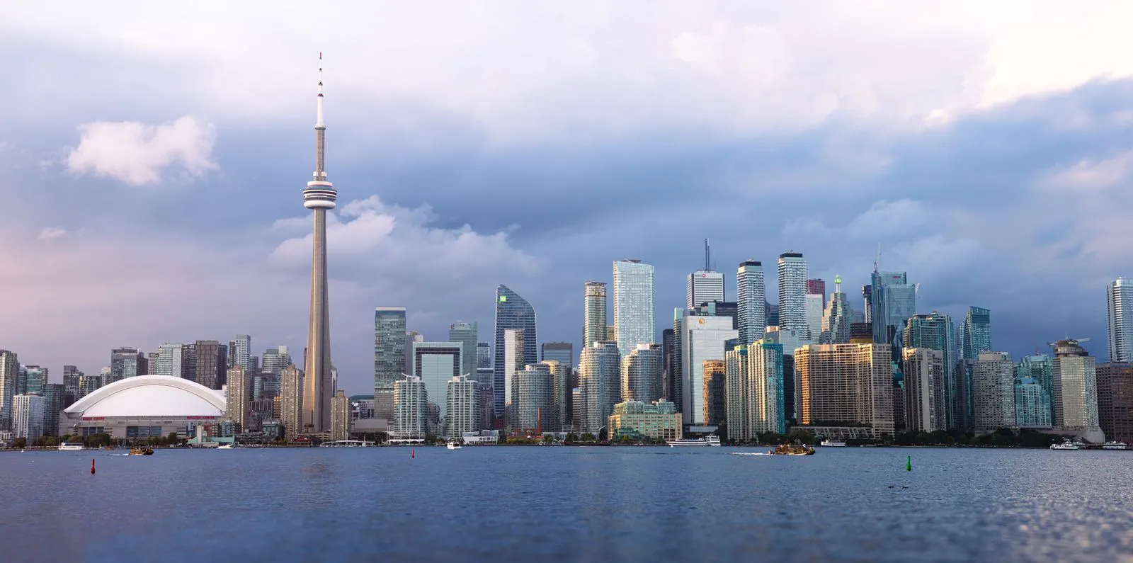 A Canadian cityscape representing software development in Canada