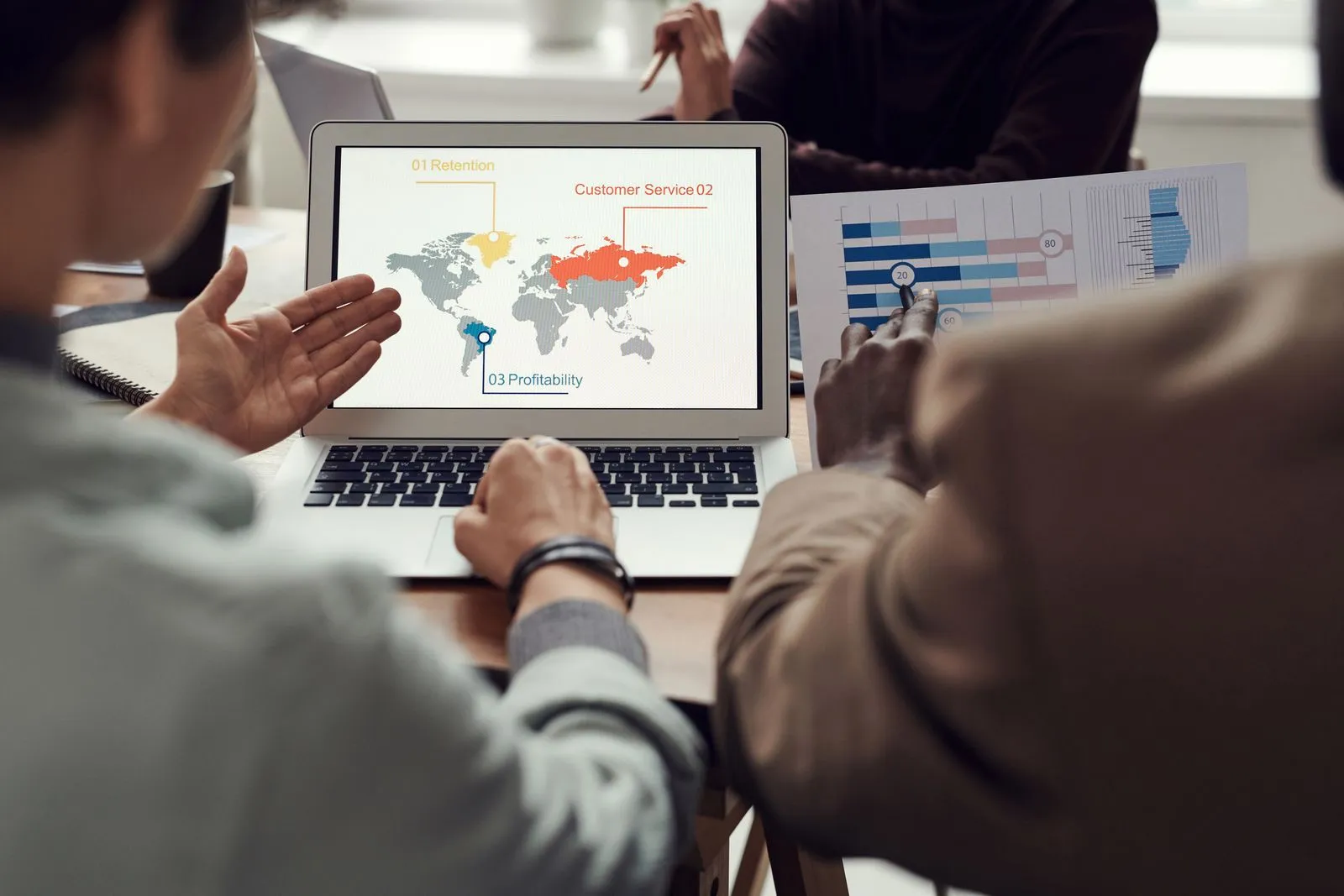 A global business connected across offices worldwide through technology — Avaib