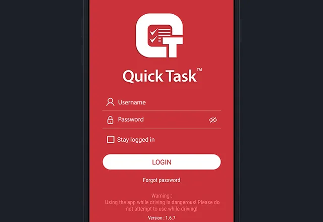 QuickTask — Avaib portfolio project