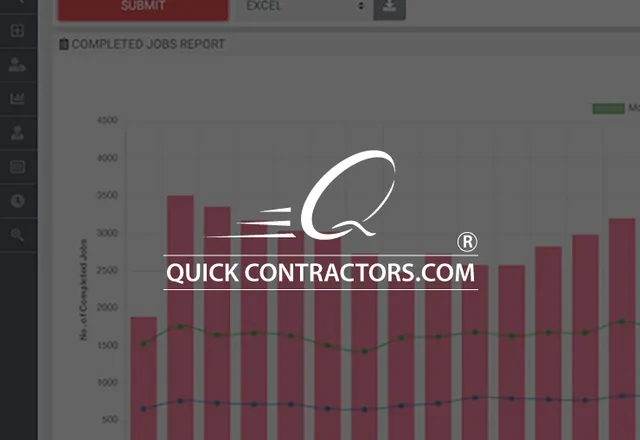QuickContractors Dashboard — Avaib portfolio project
