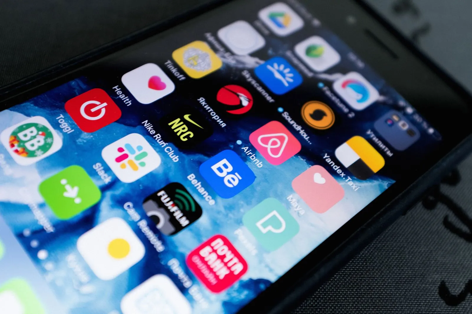 A mobile app interface being designed for iOS and Android — Avaib