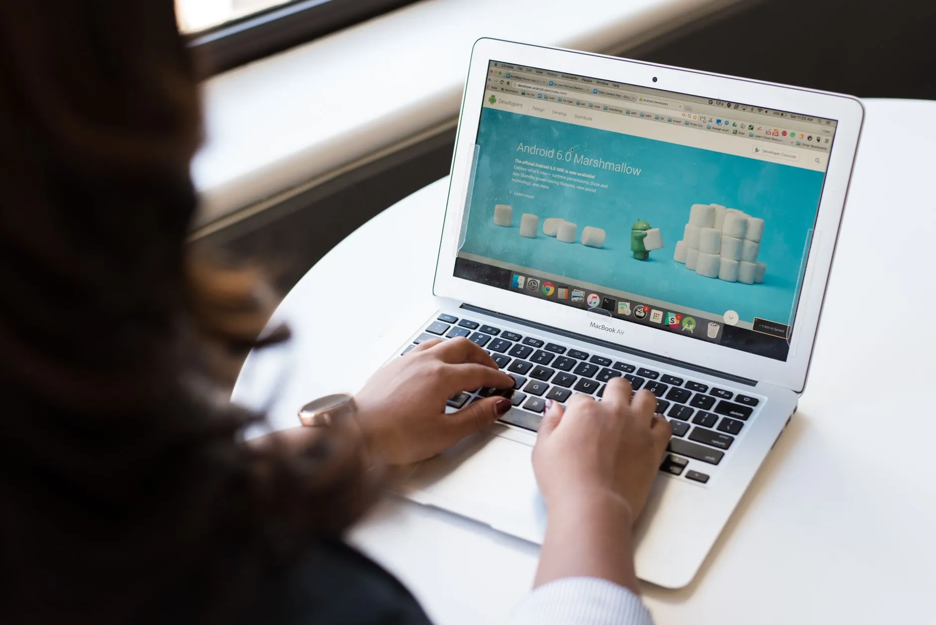 A developer testing software compatibility across browsers and device environments — Avaib