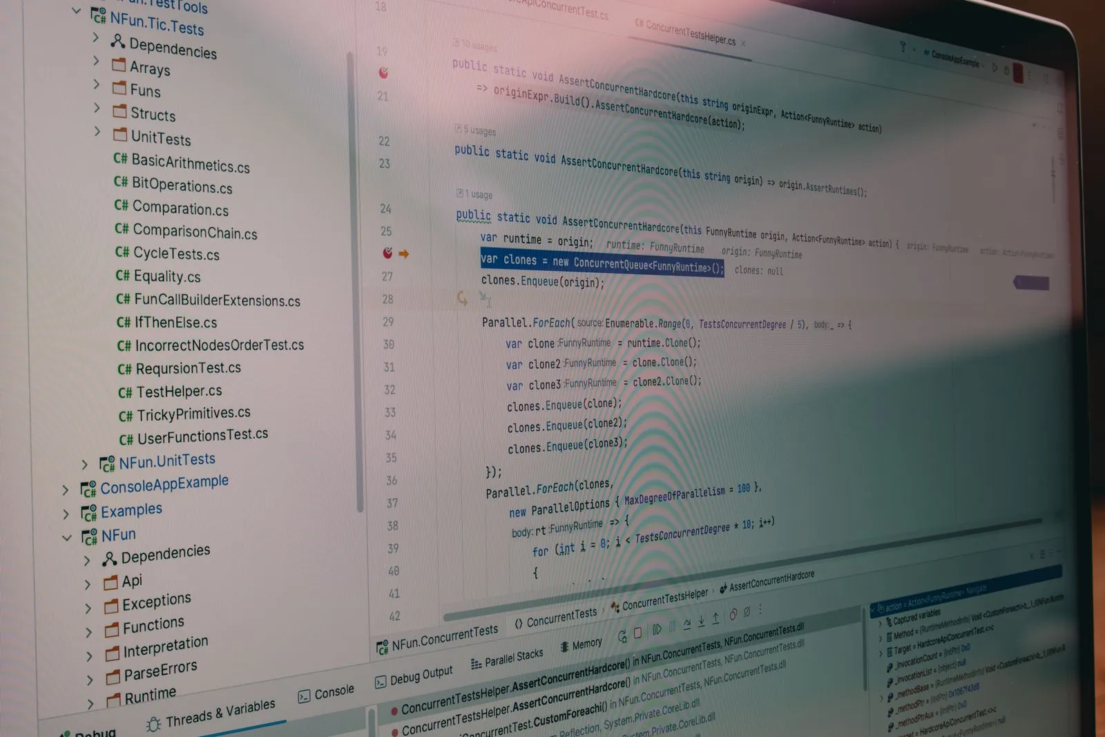 Automated test suites running on every code change