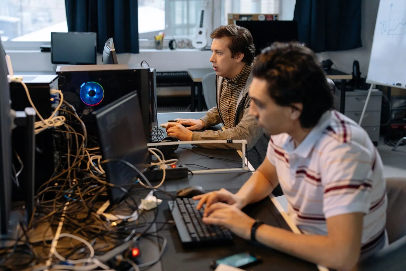 A QA specialist testing software before release